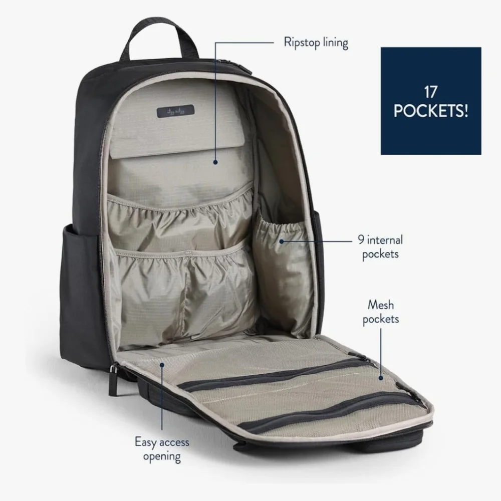 Itzy Ritzy Charcoal Men's Backpack - Picture 2 of 5